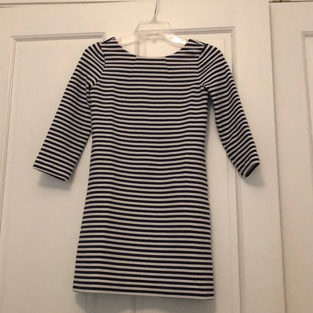 Lilly Pulitzer Navy and White Striped Kids Dress